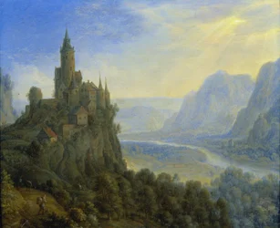 Mountainous Landscape with a Castle